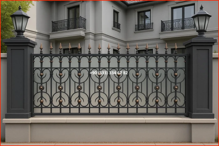 BAHÇE KORKULUKLARI-KORKULUK MODELLERİ-FERFORJE BAHÇE KORKULUĞU met8304