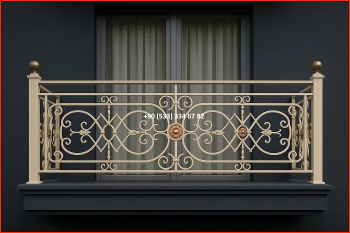 BALKON KORKULUĞU/BALKON KORKULUK MODELLERİ met8286