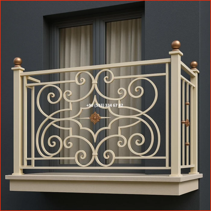 BALKON KORKULUĞU/BALKON KORKULUK MODELLERİ met8288