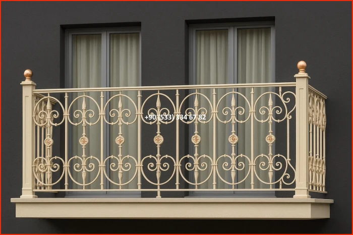 BALKON KORKULUĞU/BALKON KORKULUK MODELLERİ met8379