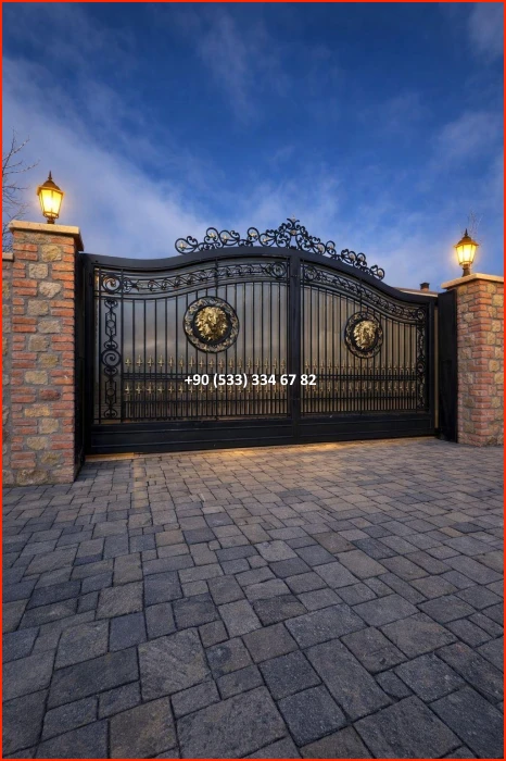 VİLLA KAPILARI-FERFORJE VİLLA KAPILAR-VİLLA GİRİŞ KAPILAR-BAHÇE KAPILARI-FERFORJE KAPILAR met8421