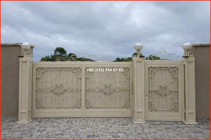 VİLLA KAPILARI-FERFORJE VİLLA KAPILAR-VİLLA GİRİŞ KAPILAR-BAHÇE KAPILARI-FERFORJE KAPILAR met8406