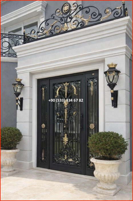 VİLLA KAPILARI-FERFORJE VİLLA KAPILAR-VİLLA GİRİŞ KAPILAR-BAHÇE KAPILARI-FERFORJE KAPILAR met8462