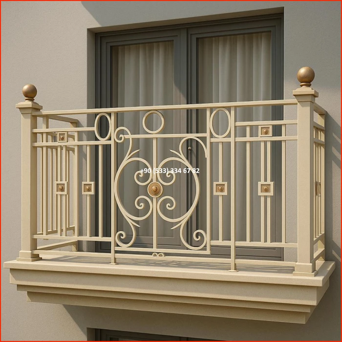 BALKON KORKULUĞU/BALKON KORKULUK MODELLERİ met8295