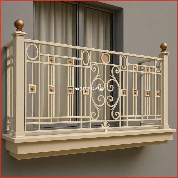 BALKON KORKULUĞU/BALKON KORKULUK MODELLERİ met8296