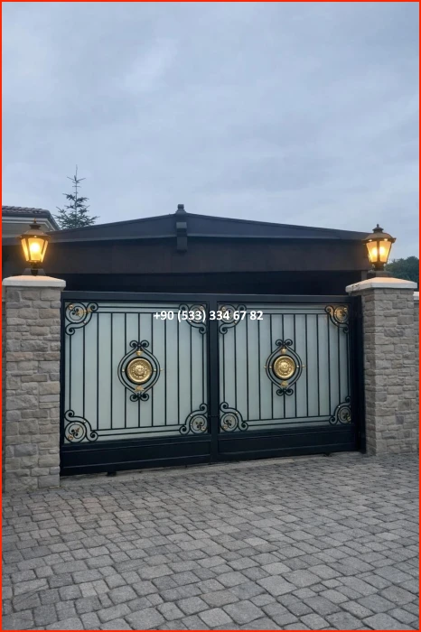 VİLLA KAPILARI-FERFORJE VİLLA KAPILAR-VİLLA GİRİŞ KAPILAR-BAHÇE KAPILARI-FERFORJE KAPILAR met8601