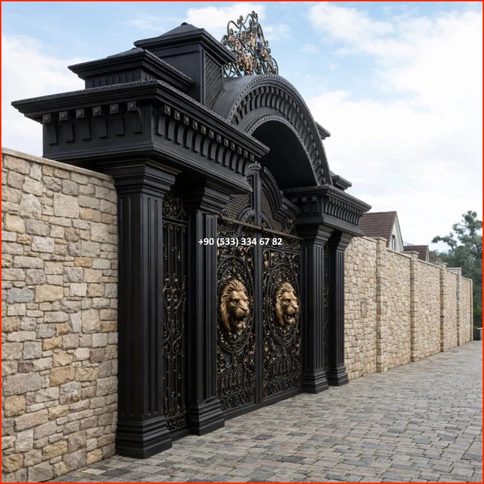 VİLLA KAPILARI-FERFORJE VİLLA KAPILAR-VİLLA GİRİŞ KAPILAR-BAHÇE KAPILARI-FERFORJE KAPILAR met8610