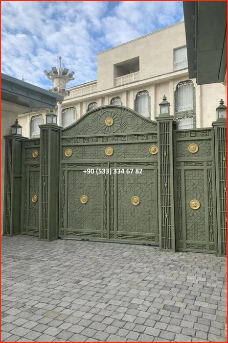VİLLA KAPILARI-FERFORJE VİLLA KAPILAR-VİLLA GİRİŞ KAPILAR-BAHÇE KAPILARI-FERFORJE KAPILAR met8407