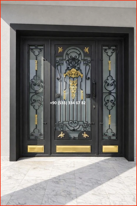 VİLLA KAPILARI-FERFORJE VİLLA KAPILAR-VİLLA GİRİŞ KAPILAR-BAHÇE KAPILARI-FERFORJE KAPILAR met8410