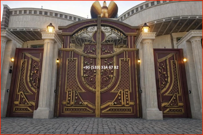 VİLLA KAPILARI-FERFORJE VİLLA KAPILAR-VİLLA GİRİŞ KAPILAR-BAHÇE KAPILARI-FERFORJE KAPILAR met8414