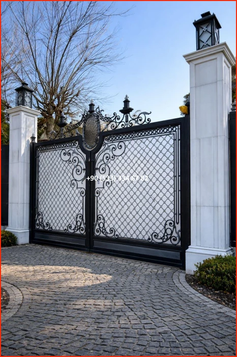 VİLLA KAPILARI-FERFORJE VİLLA KAPILAR-VİLLA GİRİŞ KAPILAR-BAHÇE KAPILARI-FERFORJE KAPILAR met8649
