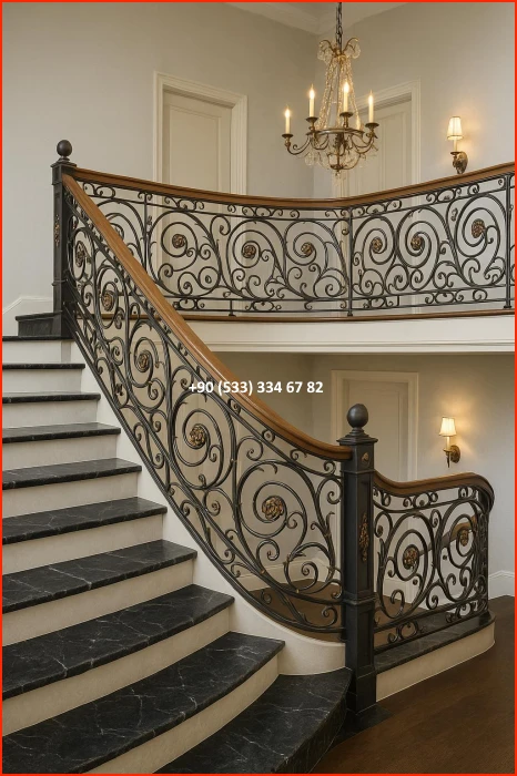 MERDİVEN KORKULUĞU/VİLLA MERDİVEN KORKULUĞU/İÇ MERDİVEN KORKULUKLARI met8355