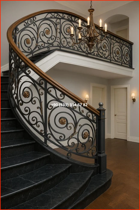 MERDİVEN KORKULUĞU/VİLLA MERDİVEN KORKULUĞU/İÇ MERDİVEN KORKULUKLARI met8356