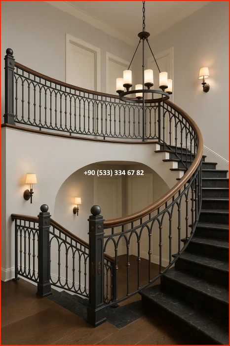 MERDİVEN KORKULUĞU/VİLLA MERDİVEN KORKULUĞU/İÇ MERDİVEN KORKULUKLARI met8363